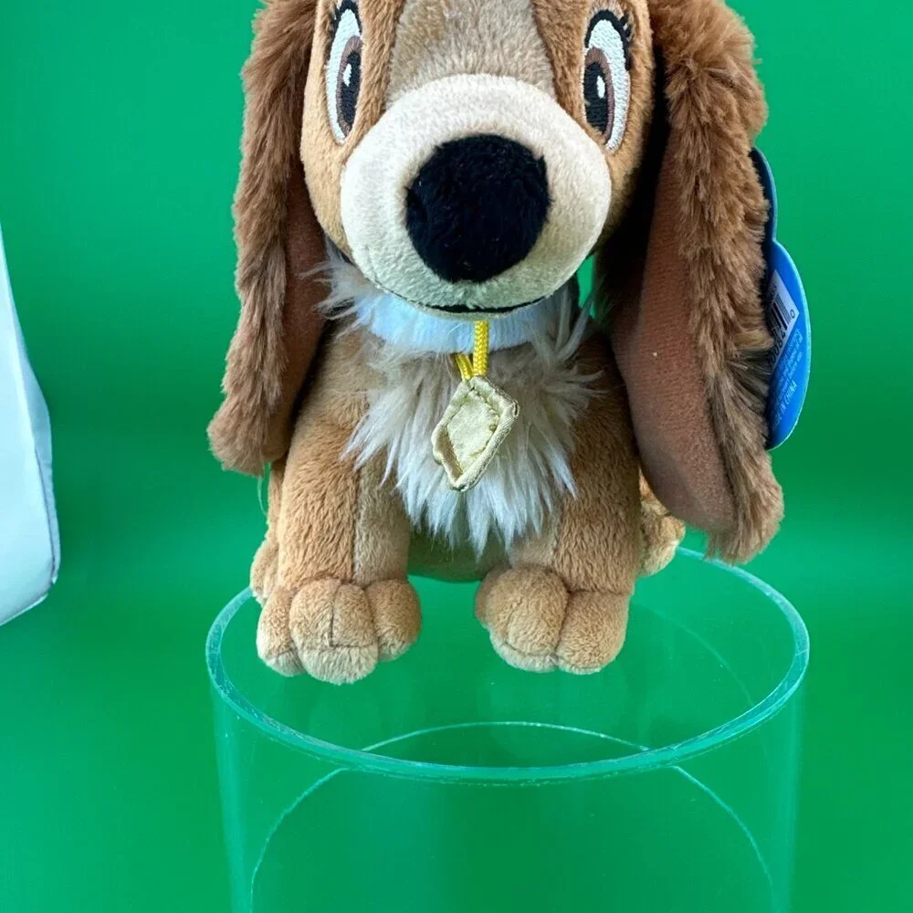 DISNEY PLUSH LADY 6 INCH DOG JUST PLAY STUFFED ANIMAL